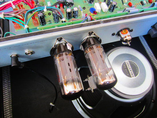 Ruby 6L6 valves in a Fender Hot Rod Deluxe